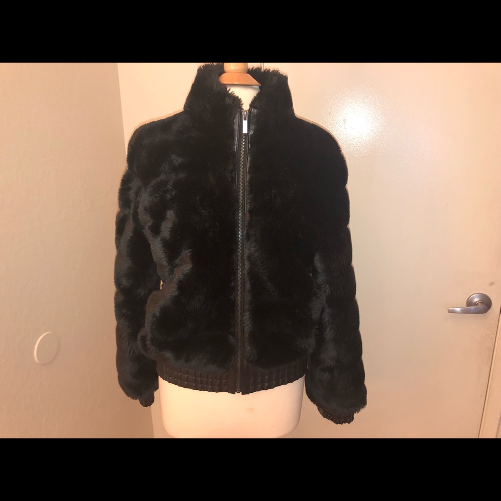 Nine West Faux Fur Coat